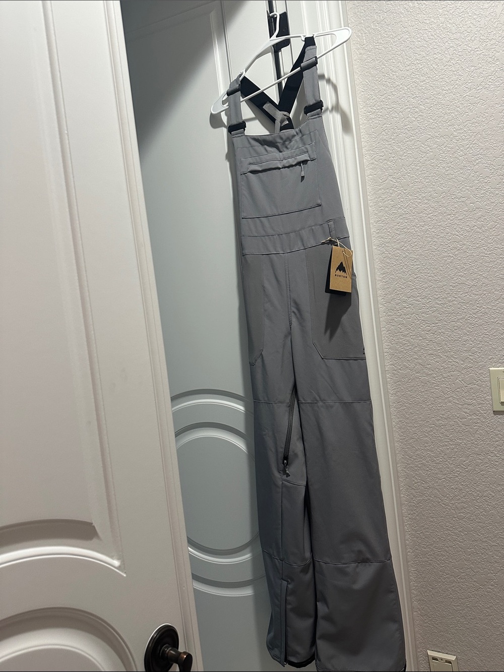 Burton Gray One Piece Jumpsuit Snowboarding Size Medium